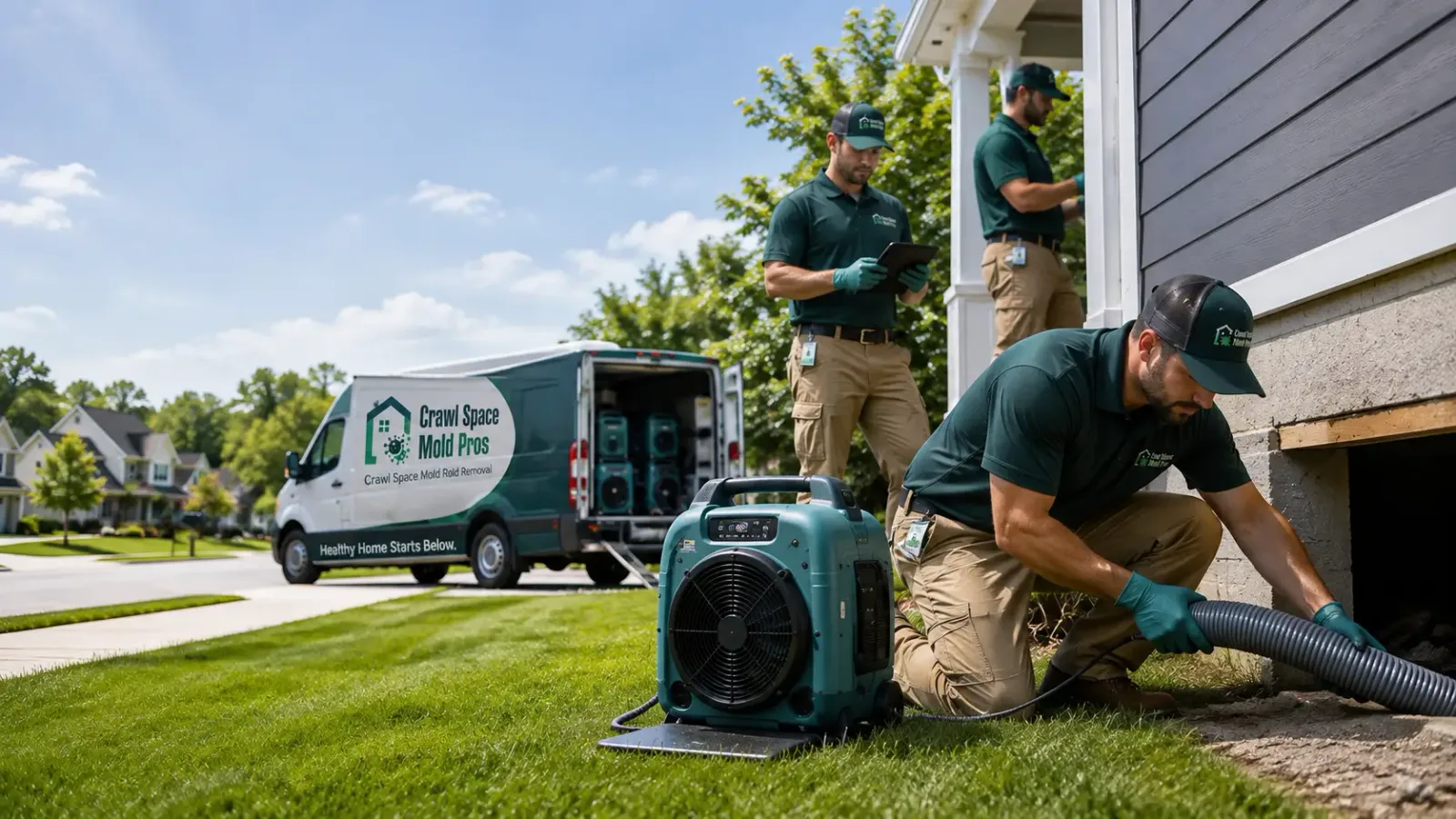 Crawl Space Mold Removal in Granite Falls, MN